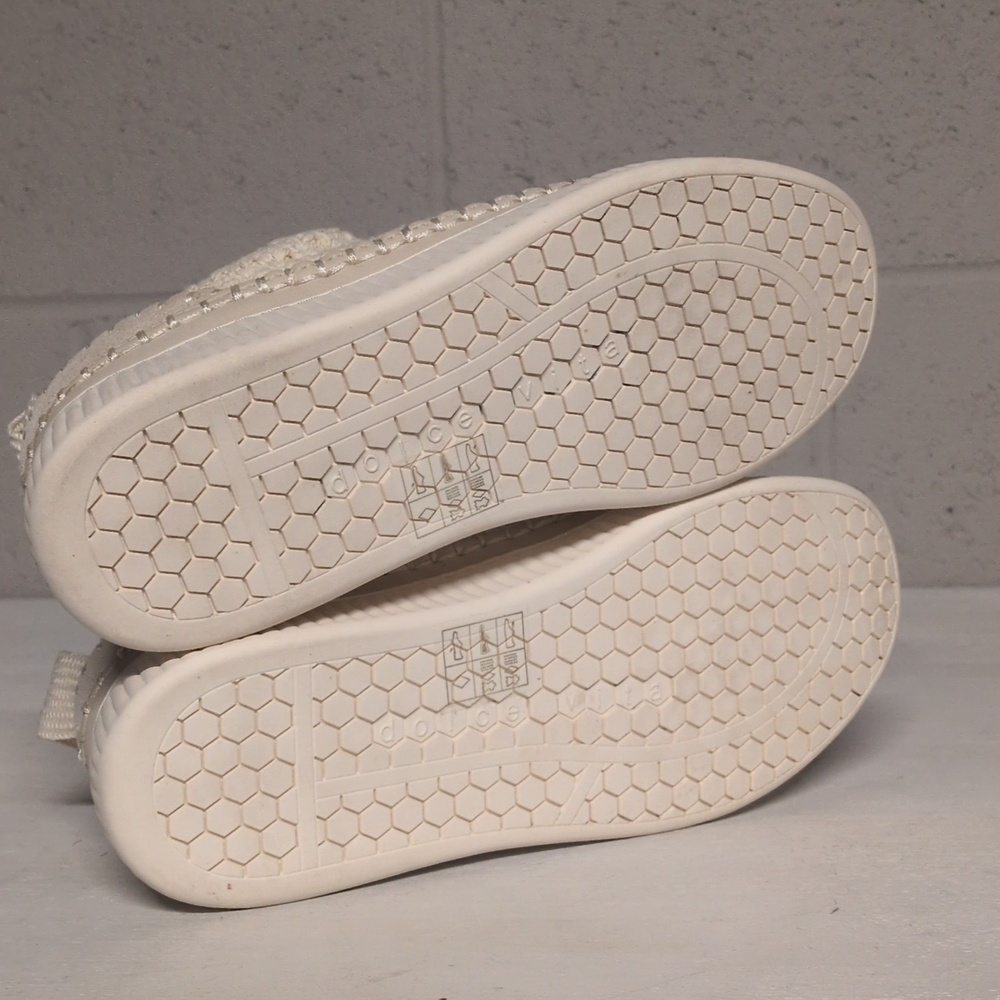 Dolce Vita Nicona Ivory Knit Sneaker Size 6, NWOT, Beach Casual, Coastal - Picture 5 of 7